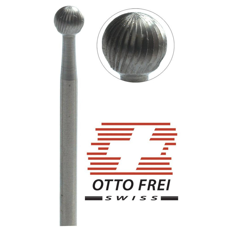 Swiss Fig. 61 Round Finishing Burs 4.00mm - Otto Frei