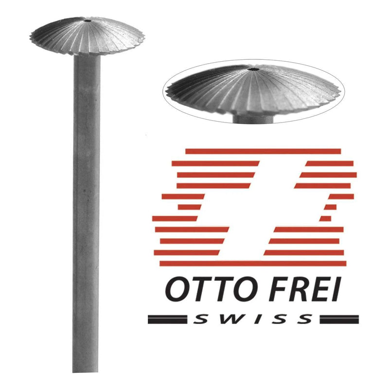 Swiss Fig. HH Knife Edge Wheel Burs 1.00mm-2.00mm - Otto Frei