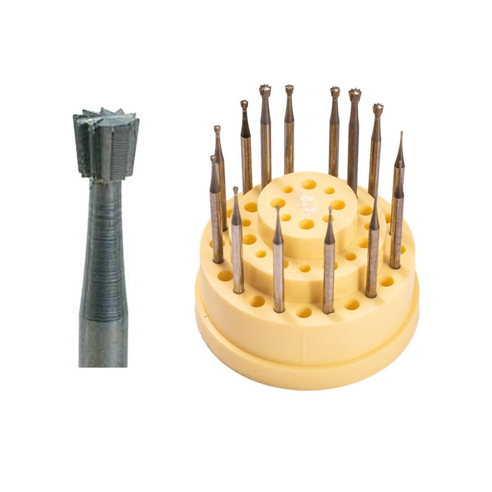 Swiss Inverted Cone Bur Kit 14 Piece 0.60mm To 2.90mm - Otto Frei