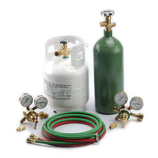 Swiss Torch-Swiss Torch II Tank, Gauges & Hose Kit For Oxygen & Propane - Otto Frei