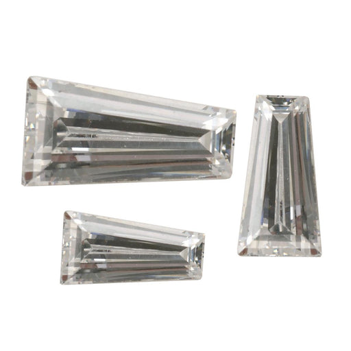 Tapered Baguette Faceted Cubic Zirconia - Otto Frei