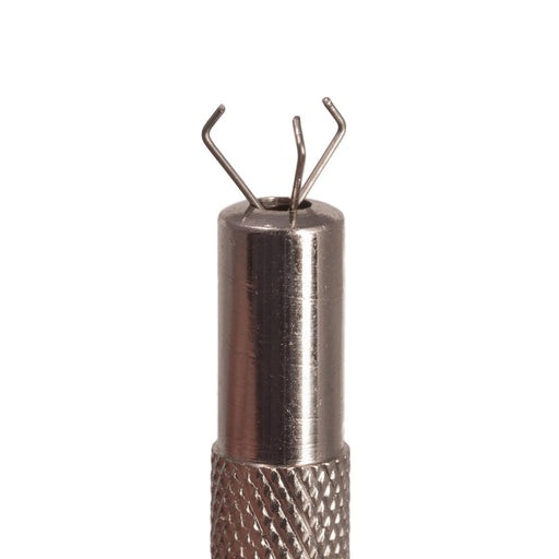 Three-Prong 2-1/4" Mini Stone Holder Tweezers - Otto Frei