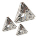 Triangular Faceted Cubic Zirconia with Cut Corners - Otto Frei