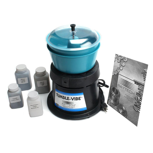 TV-5 3 Pint Vibratory Tumbler Rock Polishing Kit by Raytech - 110V - Otto Frei