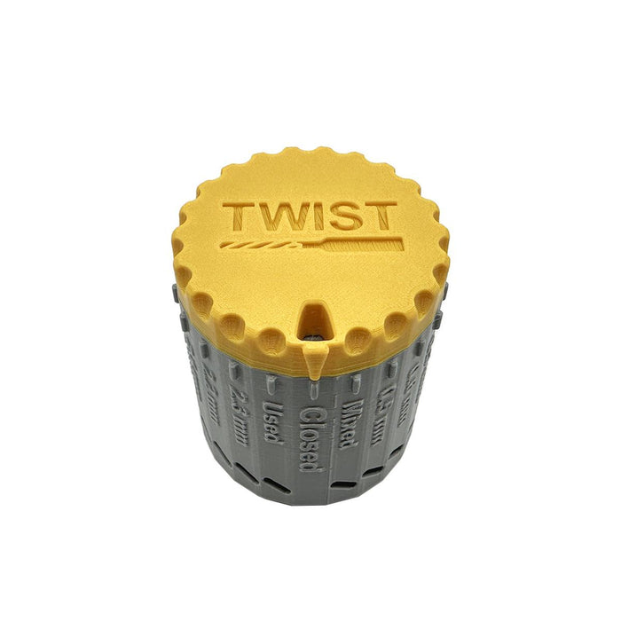 TWIST Jeweler's 3/32" Shank Twist Drill Bit Organizer and Dispenser - Otto Frei
