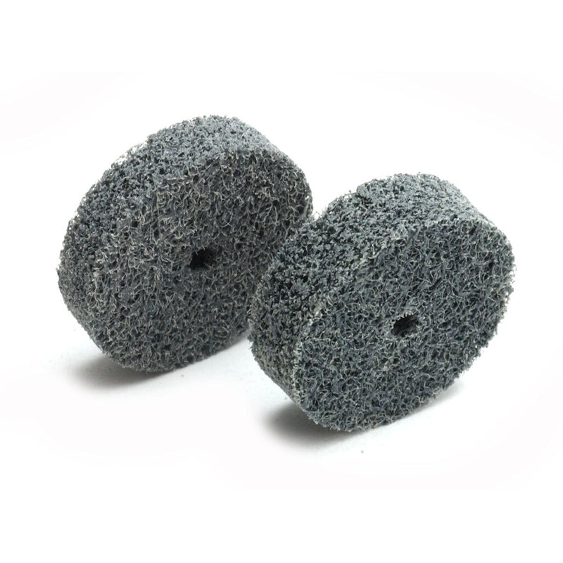 Unmounted Miniature 1" Satin Finish Buffs with 1/8" Center Hole - Otto Frei