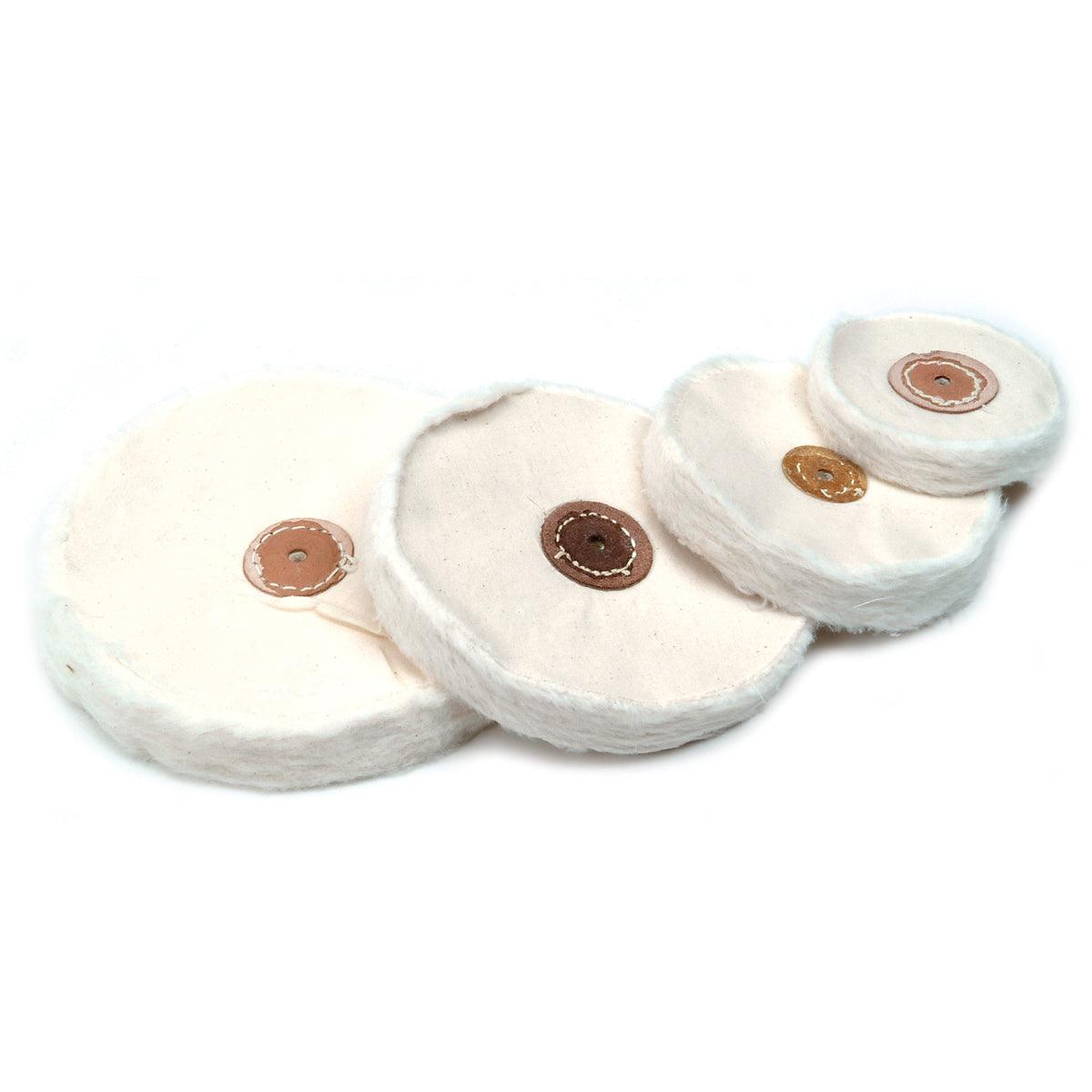 Unstitched Finex Muslin Buff with Leather Center | Otto Frei