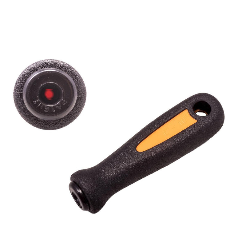 Vallorbe AGILA ALS301-2 Orange Plastic File Handle-for 8" Flat, Half Round & Three Square Saver ECO - Otto Frei