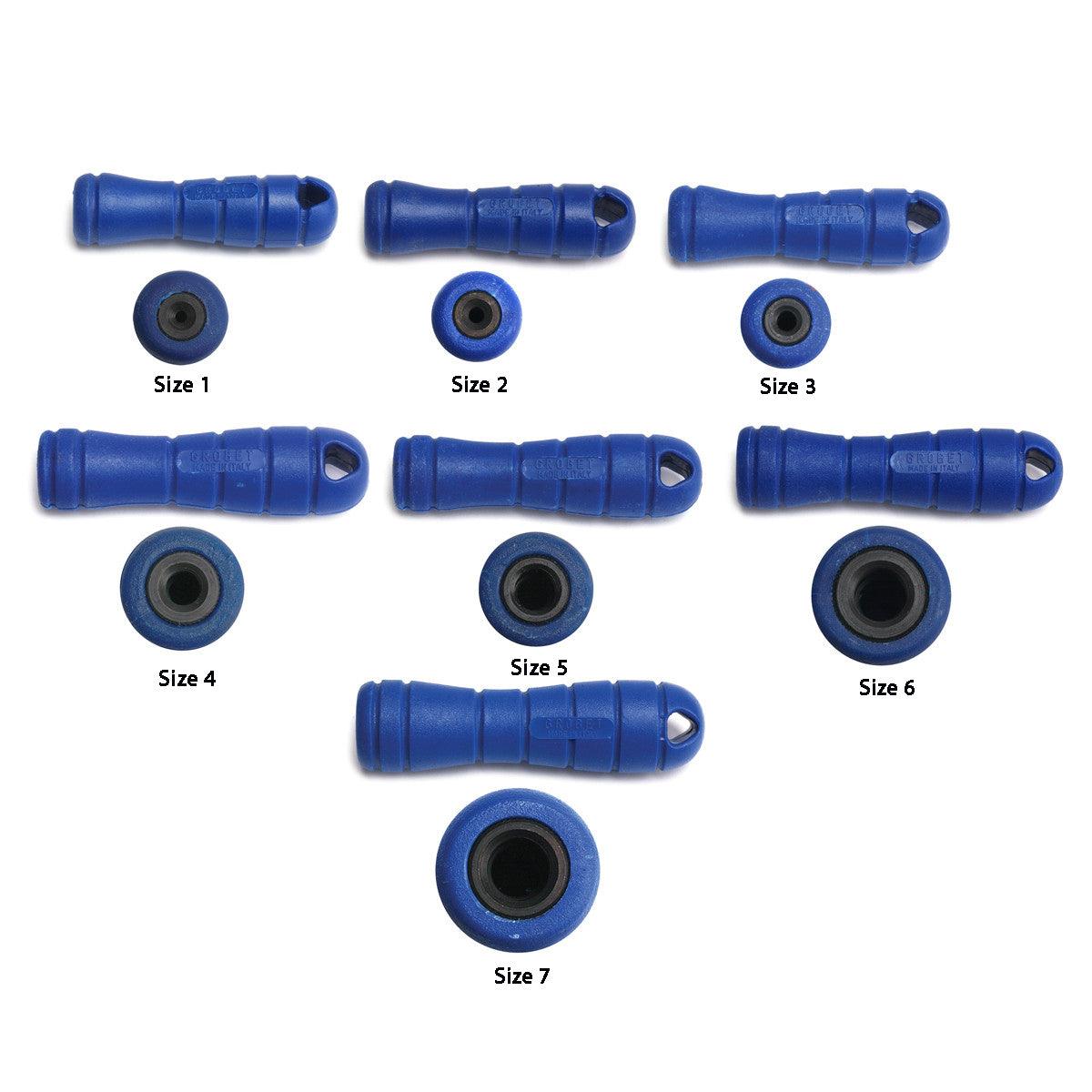 Vallorbe Blue Plastic File Handles, Sizes 1–7 | Glardon-Vallorbe