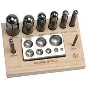 Value Line Matched Dapping Punch & Block Set of 8 - Otto Frei
