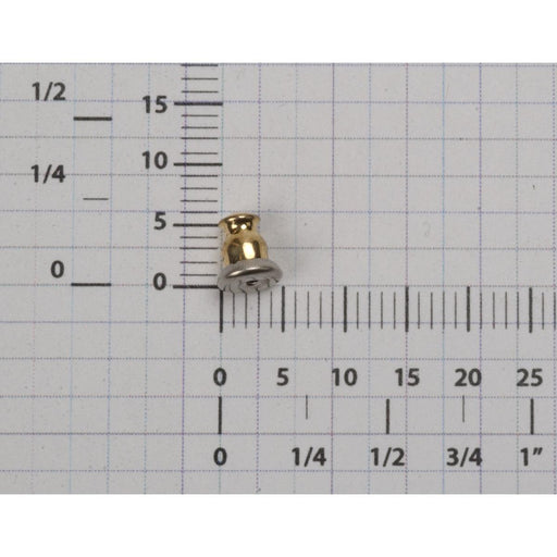 White Plated & Yellow Plated Barrel Friction Earring Backs-Packs of 144 - Otto Frei