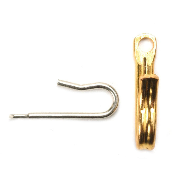 White Plated & Yellow Plated Lengthener Hooks - Pack of 12 - Otto Frei