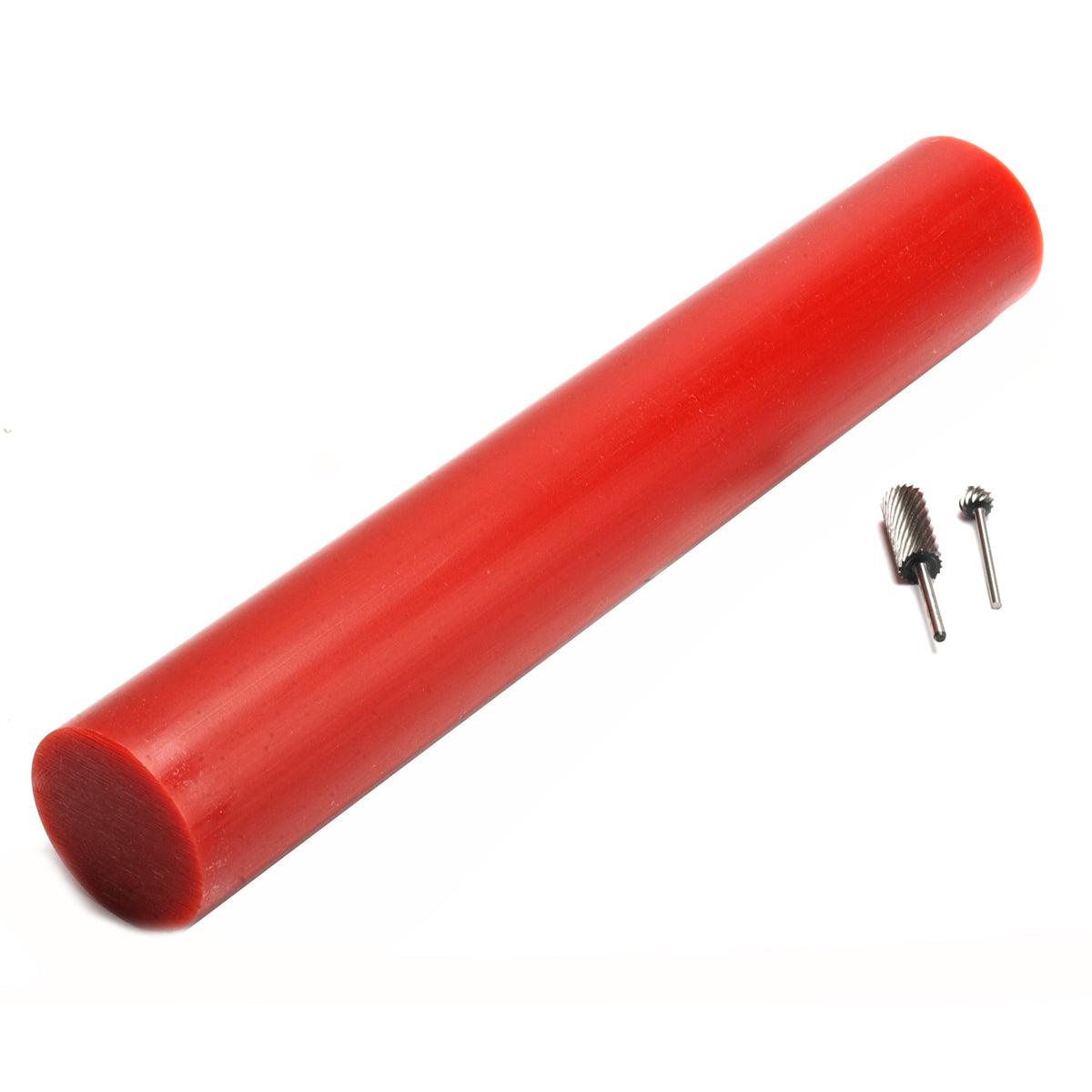 Ferris File-A-Wax Orange Round Wax Rod 1-15/16
