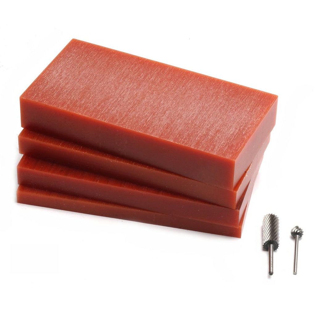 画材 Okinawan Red Earth Coarse wizard-wax-tablet-150mm-x-75mm