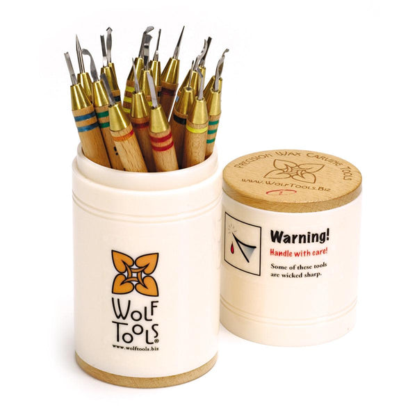 Wolf Precision Wax Carvers Master Kit of 18 | Wolf Tools — Otto Frei