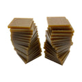 Wolf Wax 53mm x 53mm x 5mm Gold Square Slices - 1 Lb.
