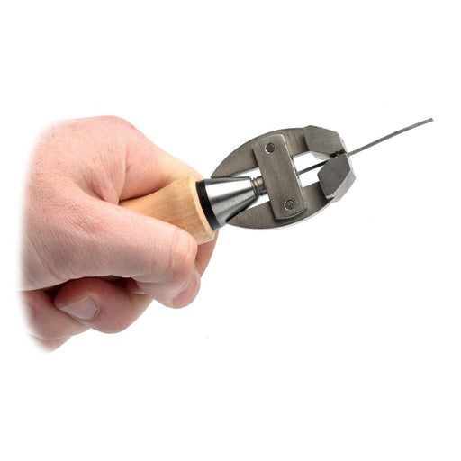 Wood Hand Vise With Serrated Jaws And Hollow Center - Otto Frei