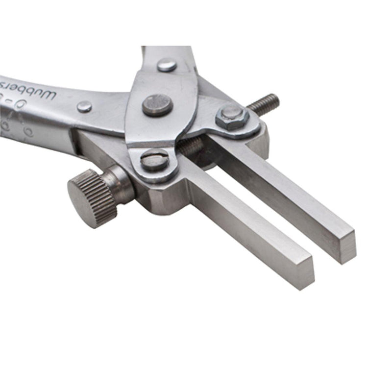 Wubbers Rectangular Shaped Parallel Pliers-Jaws 12mm x 6mm - Otto Frei