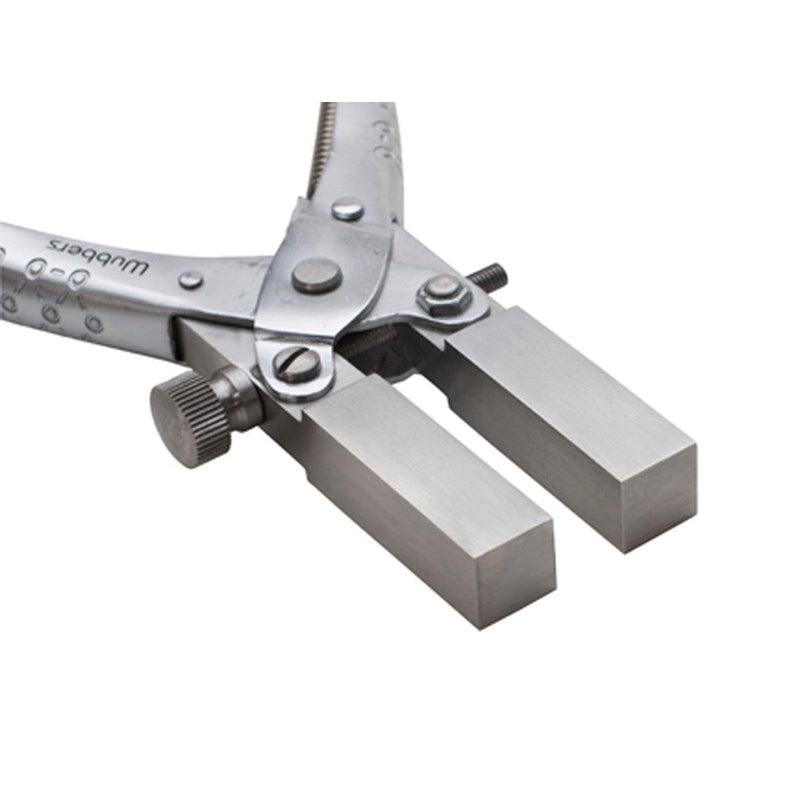 Wubbers Square Nose Parallel Pliers-Jaws 12mm & 12mm - Otto Frei