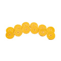 Gelber Chemkote-Miniatur-Buff, 2,5 cm x 16-lagig, 12 Stück