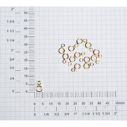 Yellow Gold Filled Attach Rings - Packs of 12 - Otto Frei