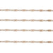 Yellow Gold Filled Long & Short Chain 2.3mm- 5 Ft. (60 Inch) Pack - Otto Frei
