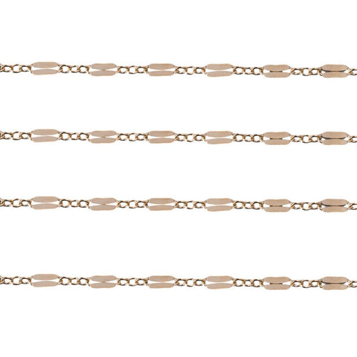 Yellow Gold Filled Long & Short Chain 2.3mm- 5 Ft. (60 Inch) Pack - Otto Frei