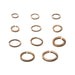 Yellow Gold Filled Oval Jump Rings - Otto Frei