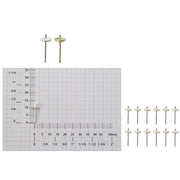 Yellow Gold Filled Pearl & Stone 5mm Cup Post Only - Pack of 12 - Otto Frei