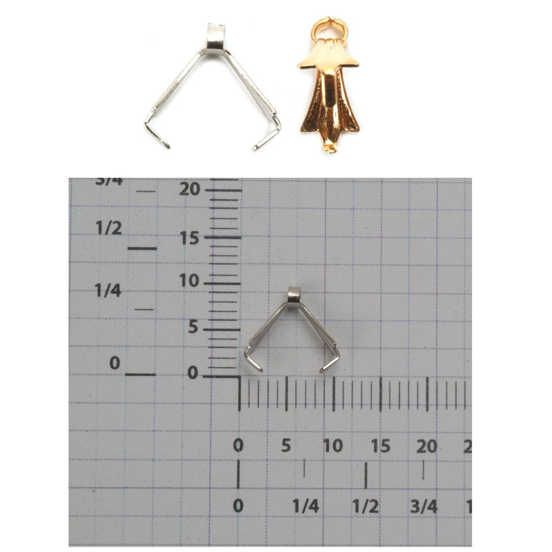 Yellow Plated & White Plated Bail Small - Packs of 12 - Otto Frei