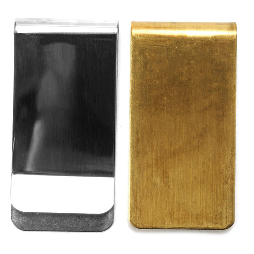 Yellow Plated & White Plated Economy Style Money Clip - Otto Frei