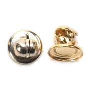 Yellow Plated Safety Catch for Medium Soft Soldering Side Opening - Packs of 2 - Otto Frei