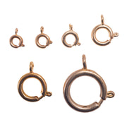 Yellow Plated Spring Ring by the Dozen - Otto Frei