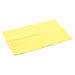 Yellow Treated Polishing Cloth Size 7-1/2 x 12" - Otto Frei